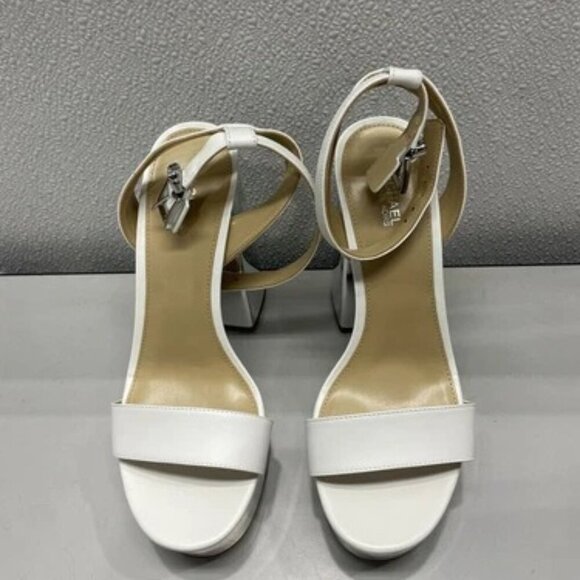 NEW MICHAEL KORS Sandals Women's US6.5M Ankle-Strap Espadrille Platform - Picture 2 of 8